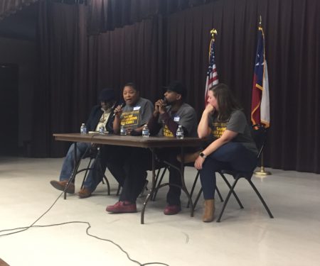 Leaders with Journey for Justice Alliance, Black Lives Matter Houston, HISD Parent Advocates and other groups organized a town hall this weekend.