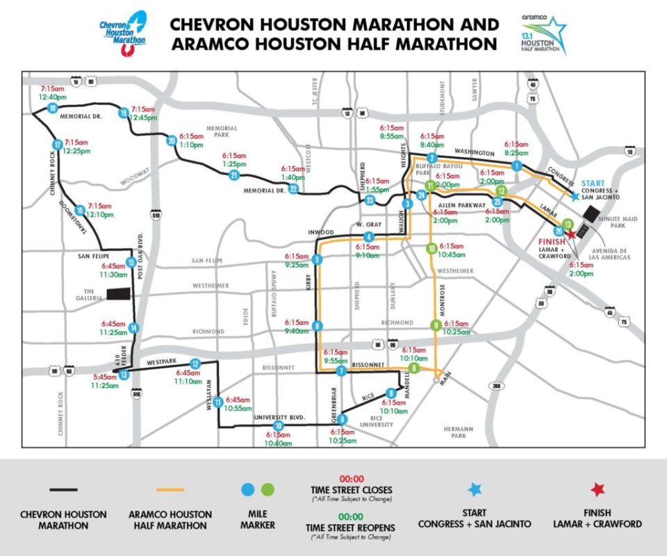 5 Things To Know For Chevron Houston Marathon Houston Public Media
