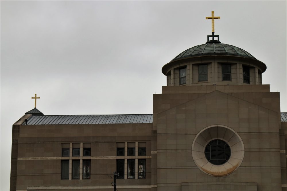 The Co-Cathedral of the Sacred Heart is located in downtown Houston; Taken January 31, 2019