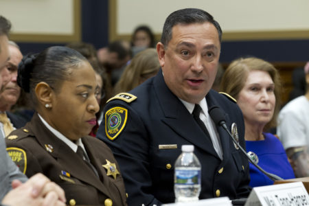 Houston Police Department Chief Art Acevedo testifies before the House Judiciary Committee hearing on gun violence, in 2019.
