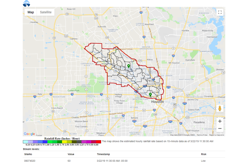 New Flood Alert Website Launches To Monitor White Oak Bayou – Houston ...