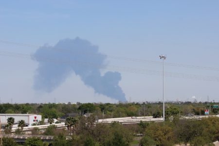 The fire at the ITC Deer Park petrochemical storage facility reignited on Friday March 22, 2019, around 3:40 p.m.
