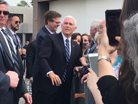 Vice President Mike Pence visited Houston on April 5, 2019.