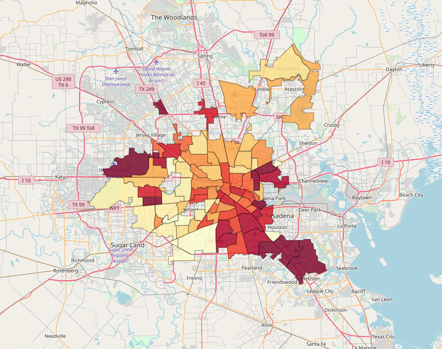 Interactive Map, HOU (HOBBY) AIRPORT