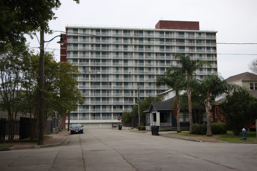 Senior affordable living facility "2100 Memorial" was flooded by Harvey.