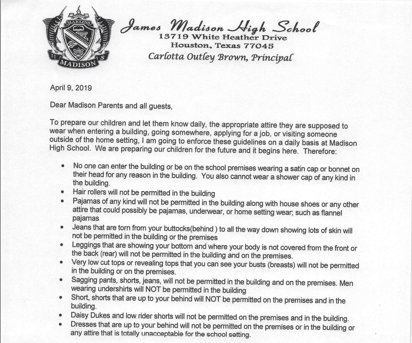 Milford parents petition to loosen dress code