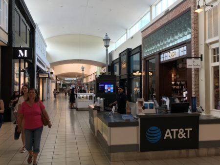 This file photo from May 2019 shows shoppers at Memorial City Mall, in west Houston.