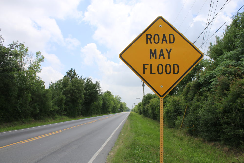 flood area sign