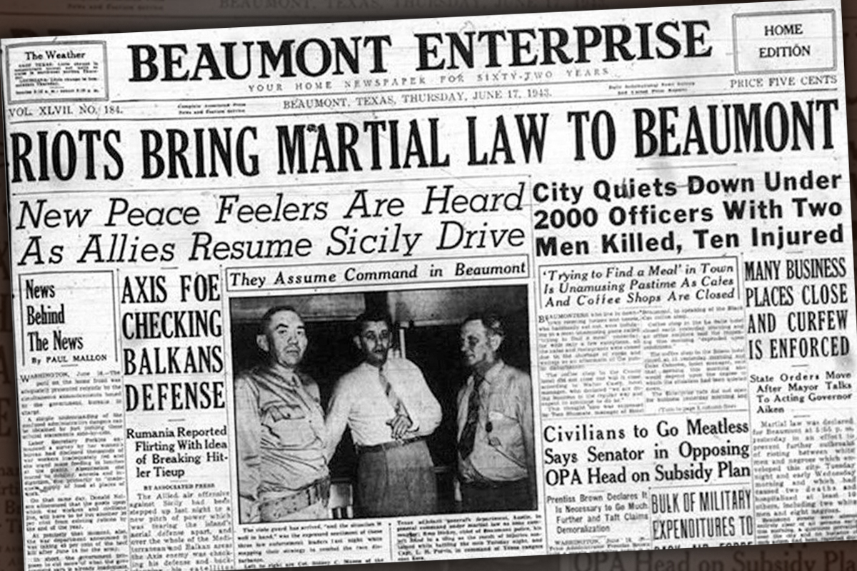 Reflecting On The Beaumont Race Riot Of 1943 Houston Public Media