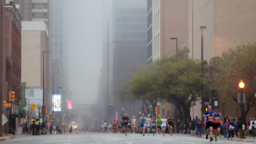 Runners make their way through downtown Dallas during the Toyota Rock 'N' Roll Dallas Half Marathon last year. Texas has experience massive population growth in the past decade, but officials there have decided not to spend any money or make statewide plans for the 2020 census.