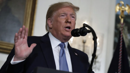 President Trump condemned bigotry following the shootings in El Paso, Texas, and Dayton, Ohio, in remarks at the White House on Monday.