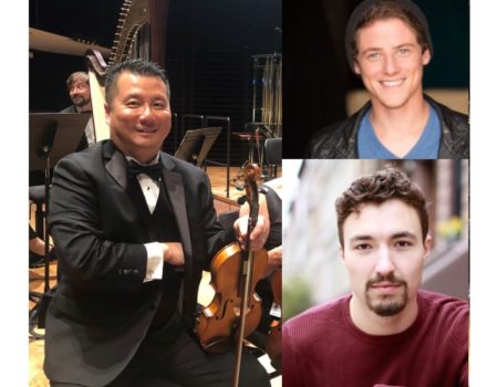 Clockwise: Dr. Charles Lee, World Doctors Orchestra; Cody Jenkins, "Rent"; Coleman Cummings, "Rent"