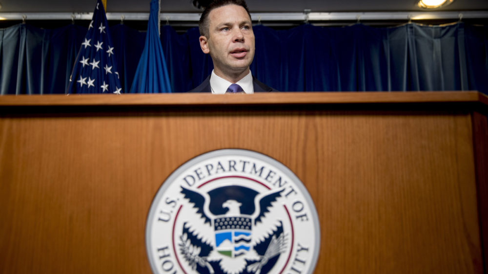 Acting Homeland Security Secretary Kevin McAleenan says new rule allowing indefinite detention of migrant families with children will "improve the integrity of the immigration system."