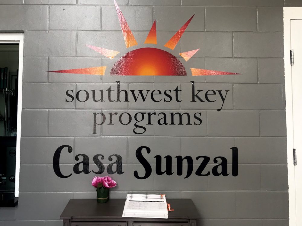 Southwest Key's shelter Casa Sunzal is the newest shelter to open in Houston.