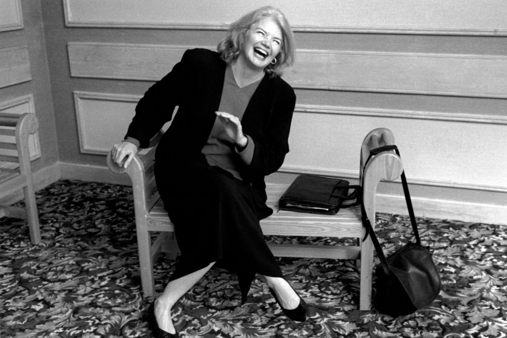 Molly Ivins Laughing