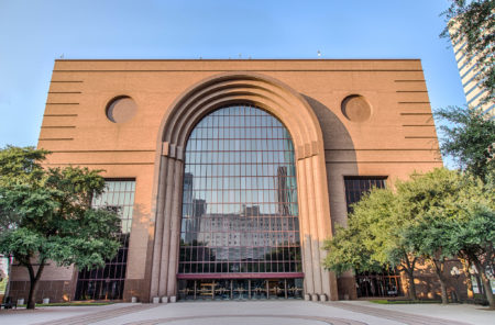 Houston's Wortham Theater Center, where a number of performances have been held in Houston's classical music scene.