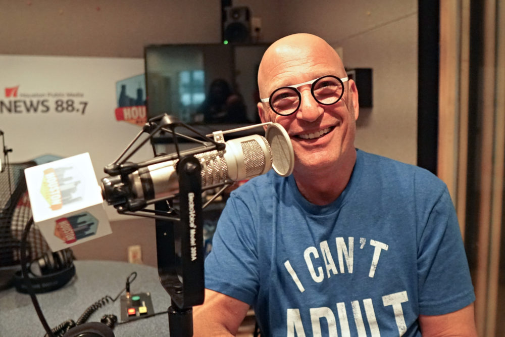 Howie Mandel in the Houston Matters Studio