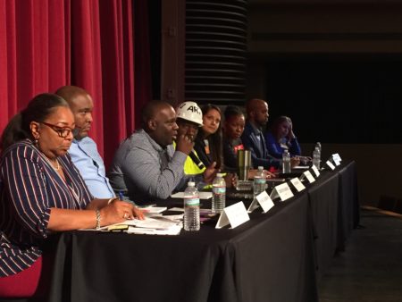 Eight candidates for the board of trustees for the Houston Independent School District shared their perspectives on issues from charter schools, cafeteria menus, testing and more at a recent forum held by the advocacy group Children at Risk.