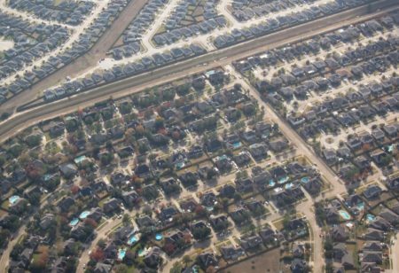 A subdivision in a Houston suburb.