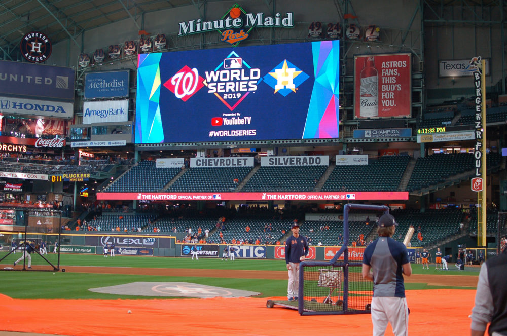 Photos: World Series Game 1 At Minute Maid – Houston Public Media