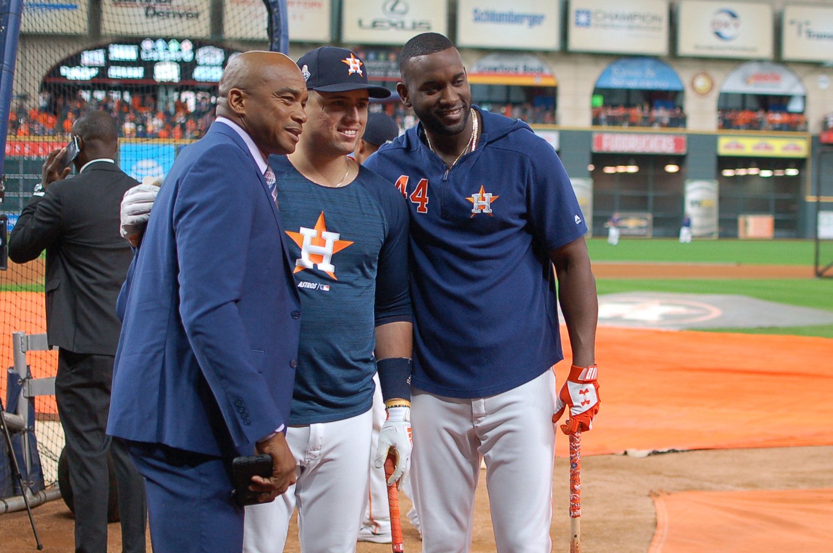 Houston Astros on X: Craig Biggio and Carlos Correa chat during #Astros  batting practice tonight.  / X