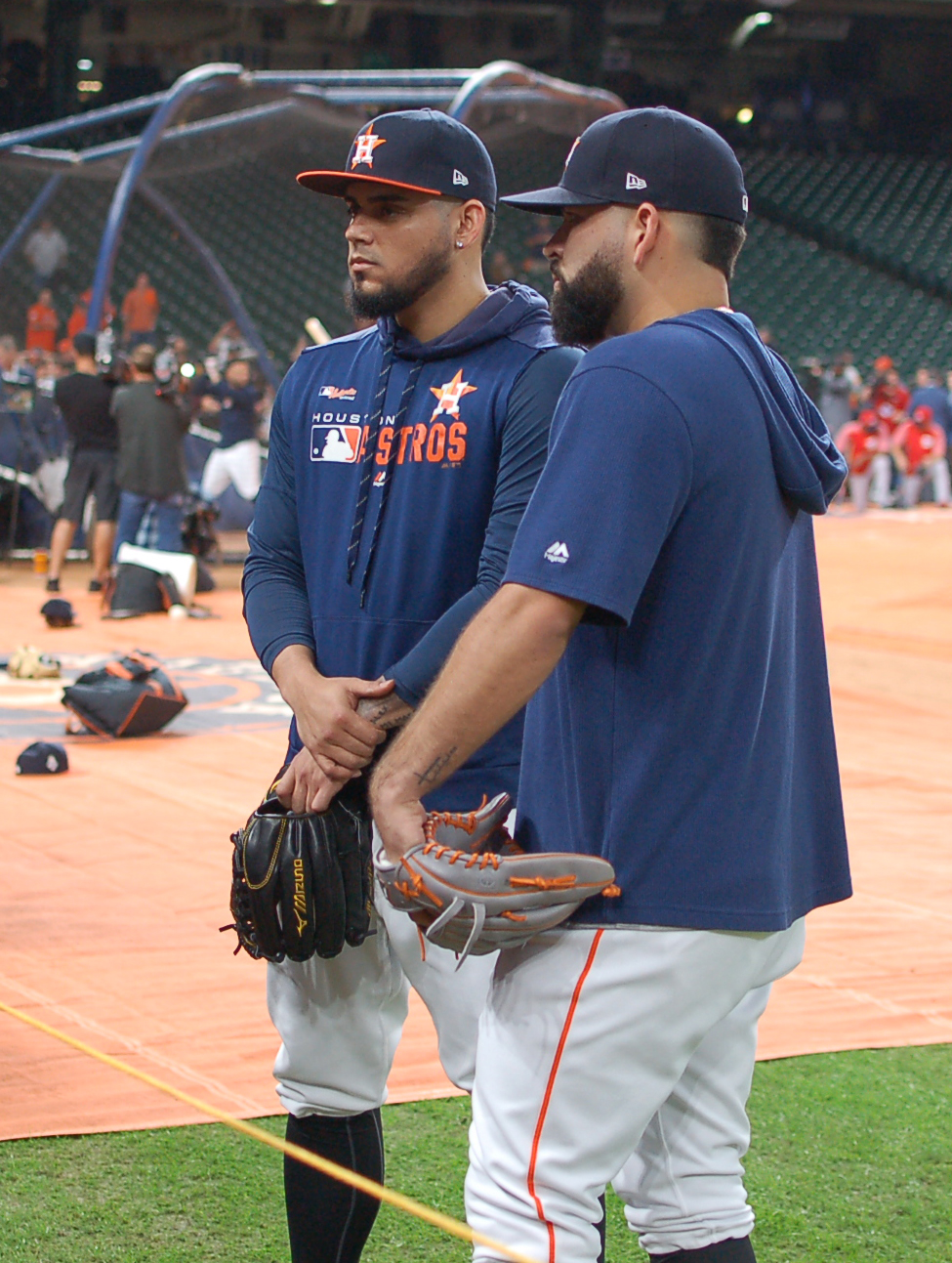 See Astros' players Roberto Osuna, José Urquidy in this photo from