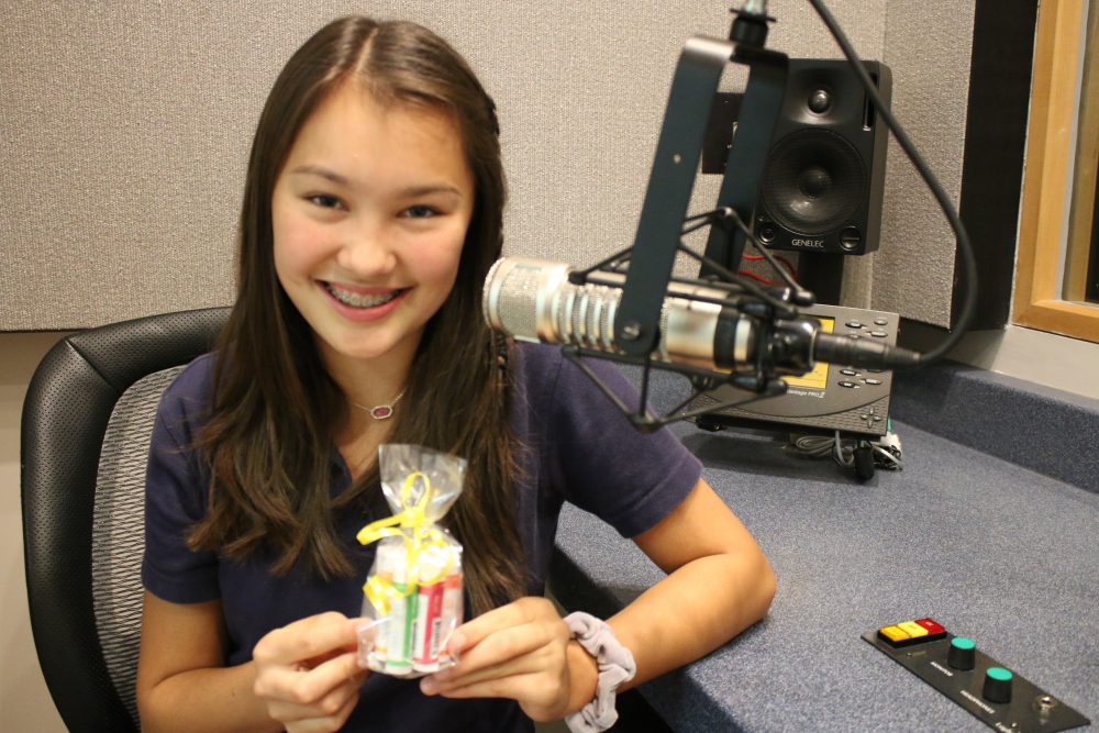 Julia Sora, 14, founded her company Zeal Cares to help kids suffering from cancer with their skin.