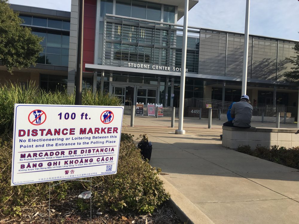 For the first time, people could vote on the University of Houston campus during the early voting period.