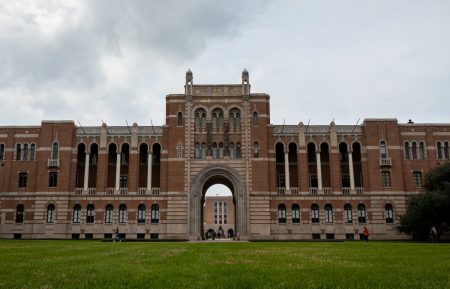 Rice University's administration building.