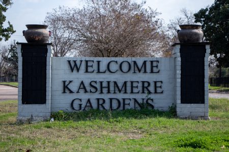 Entrance to Kashmere Gardens. Taken on December 12, 2019.