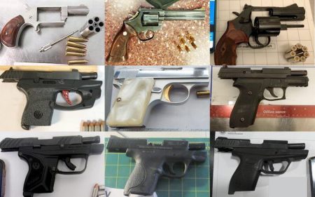 The Transportation Security Administration said the 4,432 guns seized at checkpoints in 2019 were the most in the agency's 18-year history.