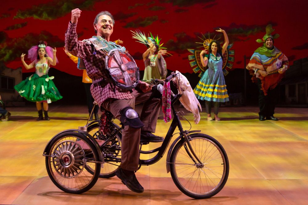 Emilio Delgado in The Alley Theatre's production of Quixote Nuevo