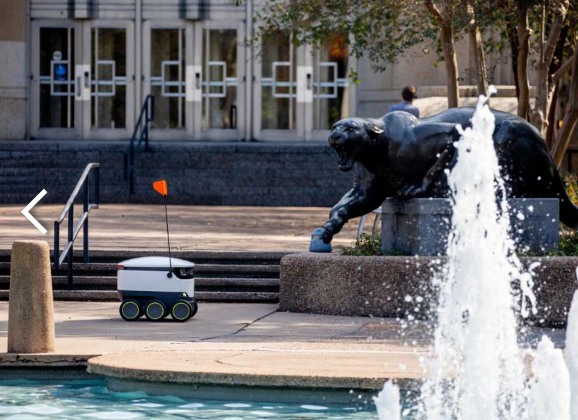 Delivery Robot UH Cougar Statue