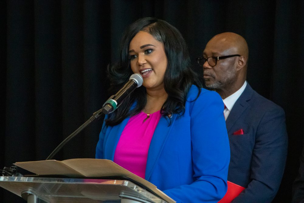 State Rep. Dist. 146 - Shawn Thierry at the 'No Human Trafficking Zone' Press Conference. January 30, 2020