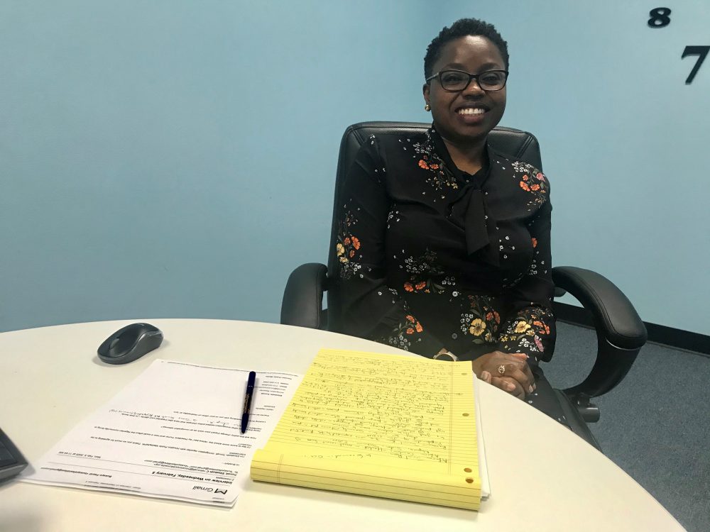 Busayo Fasidi practices family immigration in Houston. Most of her clients are Nigerian and she said many are impacted by Trump's expanded travel ban. 