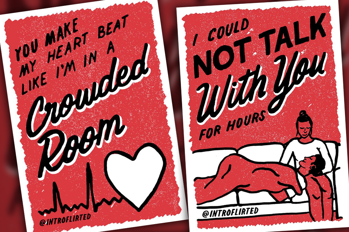 Introflirted Postcards Let Romantic Introverts Skip The Small Talk