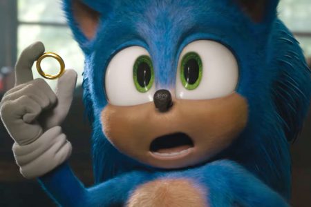 Sonic The Hedgehog Holding a Ring