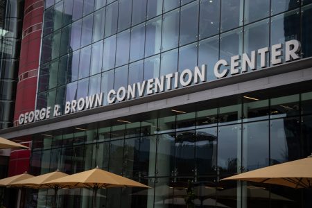 The George R. Brown Convention Center in downtown Houston on March 2, 2020.