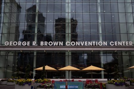 CERAWeek, which was supposed to take place at the George R. Brown Convention Center, has been canceled due to Coronavirus concerns. Taken on March 2, 2020.