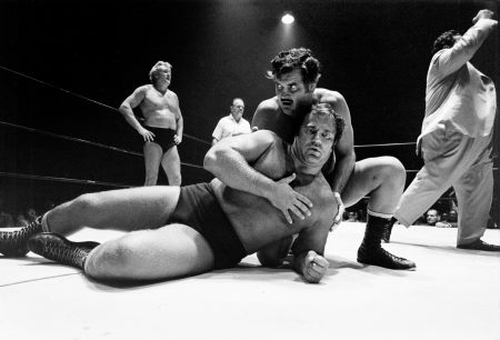 Wrestling in the Houston Coliseum