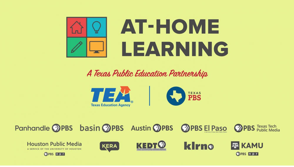TEA and Texas PBS At Home Learning