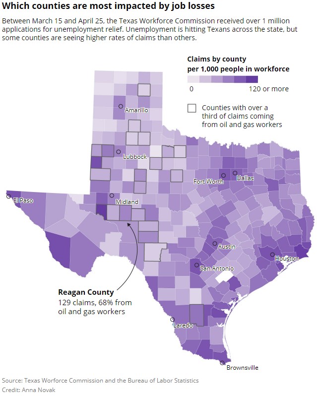 WHICH COUNTIES CORONAVIRUS