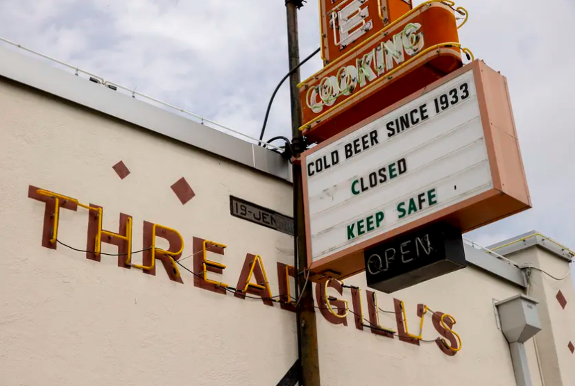 Threadgill’s restaurant closed permanently due to the coronavirus pandemic.