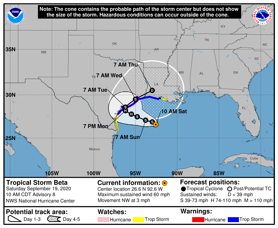 Voluntary Evacuations Issued For Bolivar Peninsula Ahead Of Tropical ...