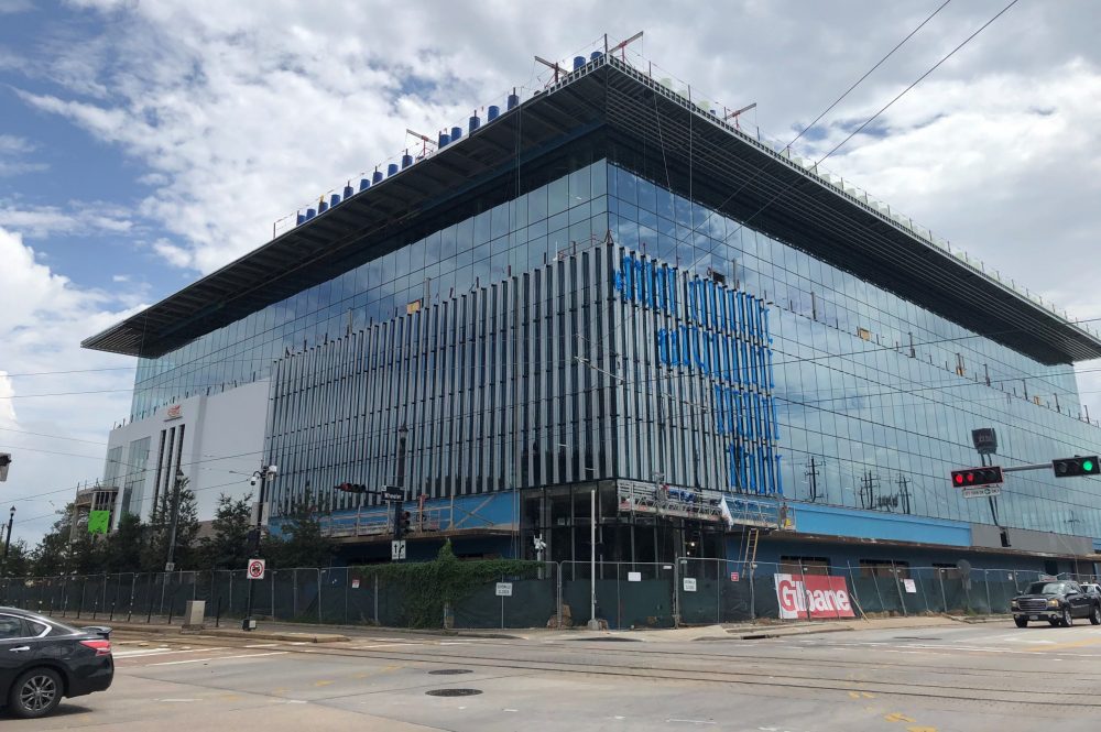 A recent photo of the Ion development at the site of a former Sears in Midtown Houston. 