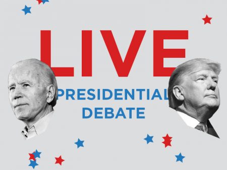 President Trump and Democratic nominee Joe Biden are debating Tuesday night in Cleveland for the first time.