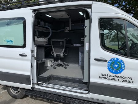 The TCEQ's new SMART van can measure 16 different pollutants and analyze results in real time while driving up to 35 mph.