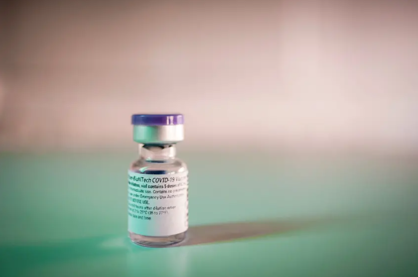 A dose of the COVID-19 vaccine by BioNTech and Pfizer.