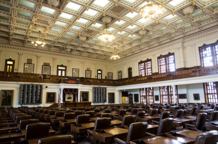 The floor of the Texas House of Representatives.