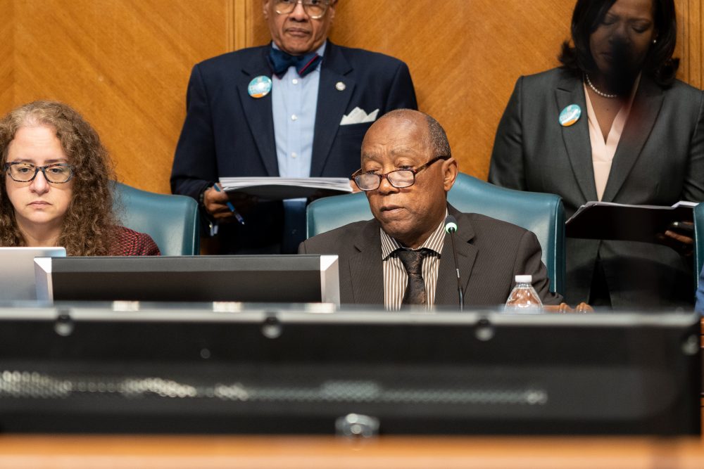 Mayor Sylvester Turner at a June 2, 2021 City Council Meeting.